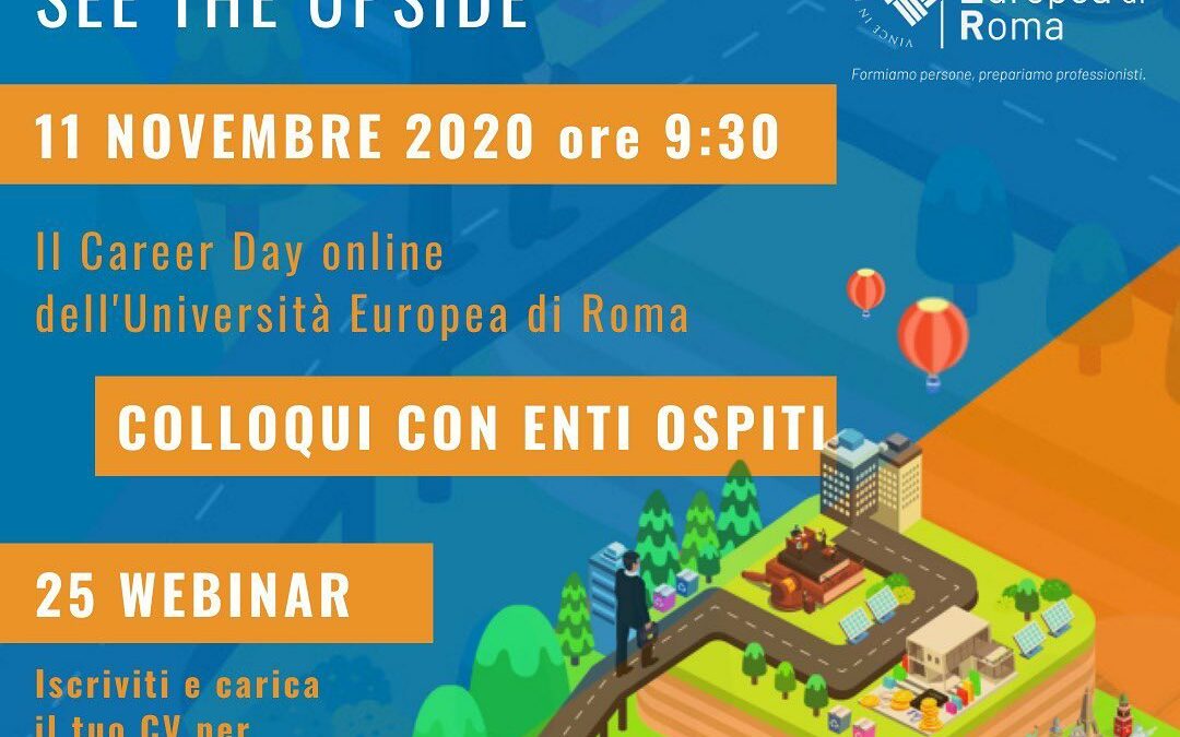 Elidea partecipa al Career Day UER di Università Europea di Roma